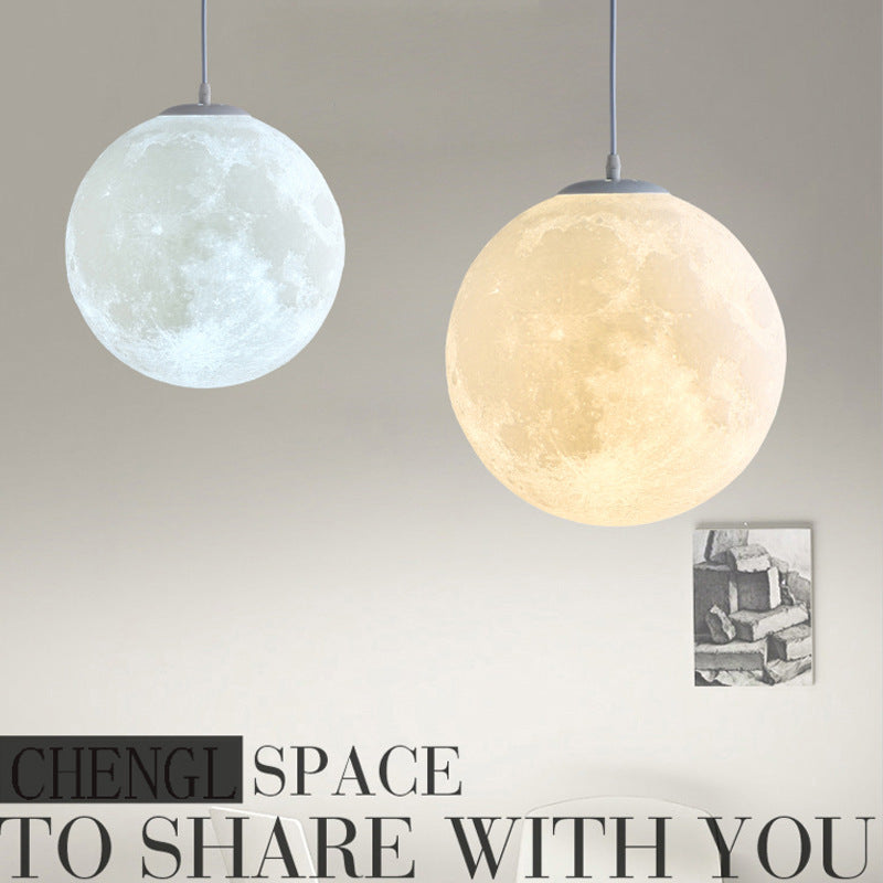 Bedroom moon chandelier