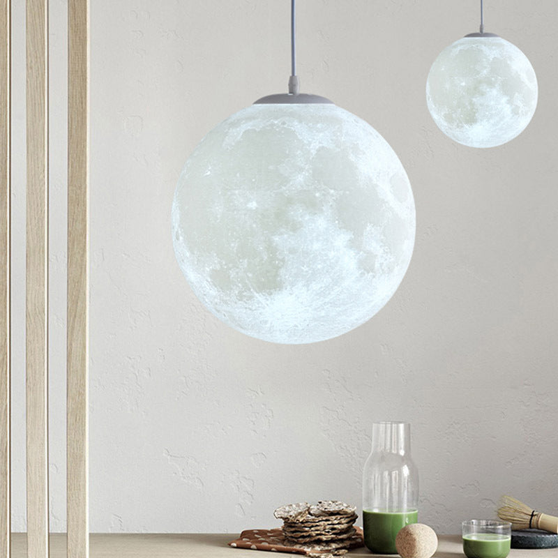 Bedroom moon chandelier