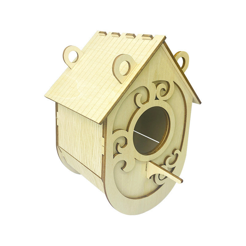 Outdoor Decoration Bird House Pendant