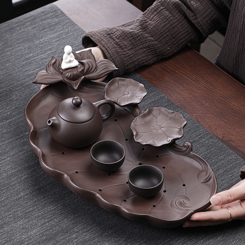 Home Office Purple Sand Tea Tray