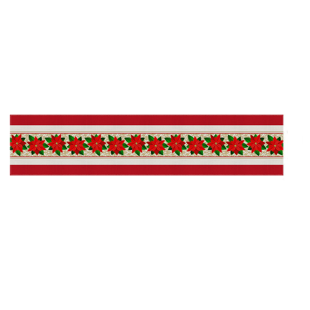 Christmas Polyester Tablecloth Holiday Decoration