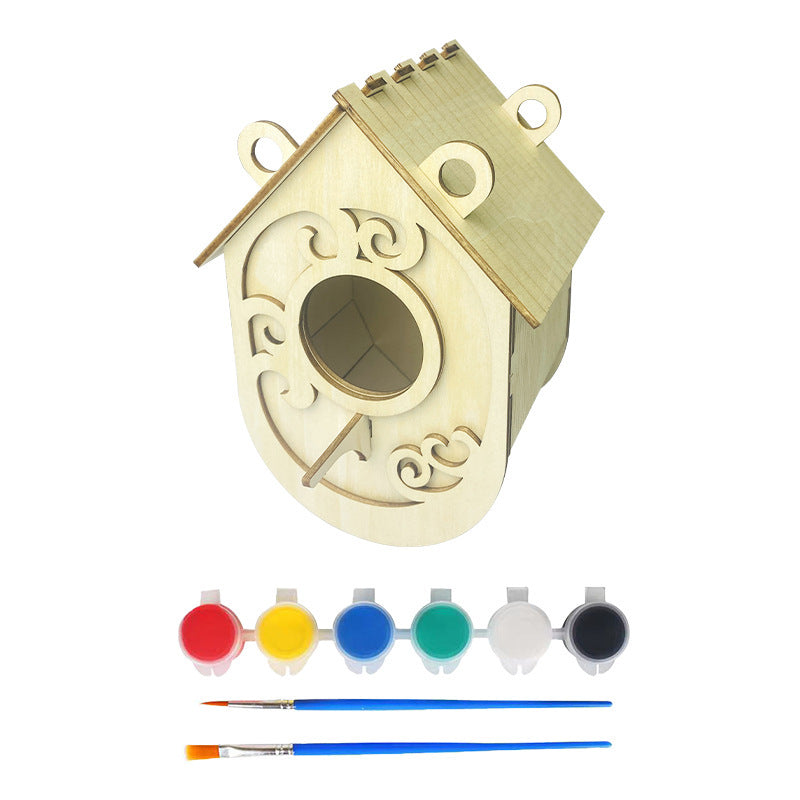 Outdoor Decoration Bird House Pendant