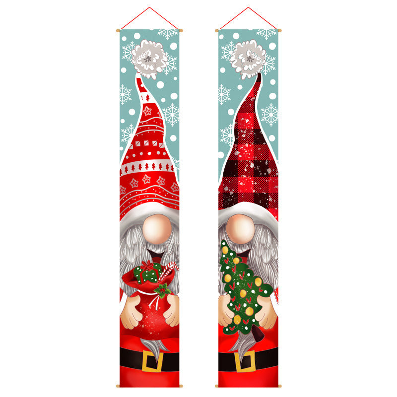 Home Creative Outdoor Christmas Decoration Banner