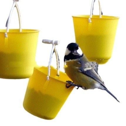 Bird Outdoor Decoration Iron Feeder