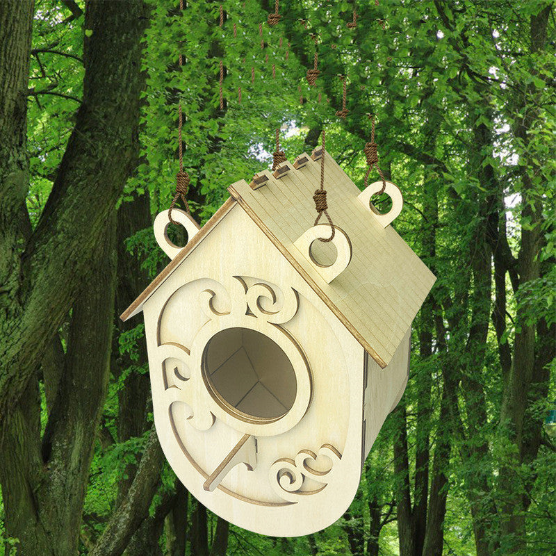 Outdoor Decoration Bird House Pendant